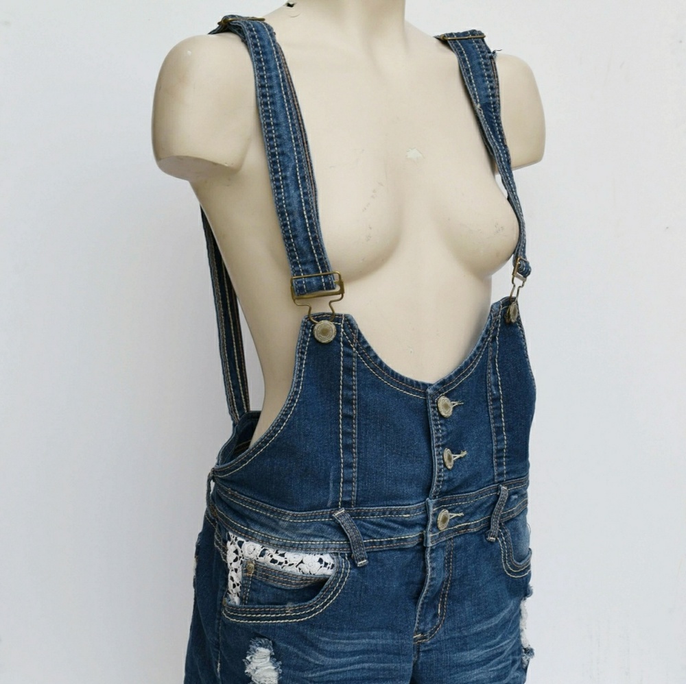 Almost Famous Short Overalls